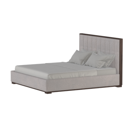 Ava Bed with Framed Vertical Headboard Panels