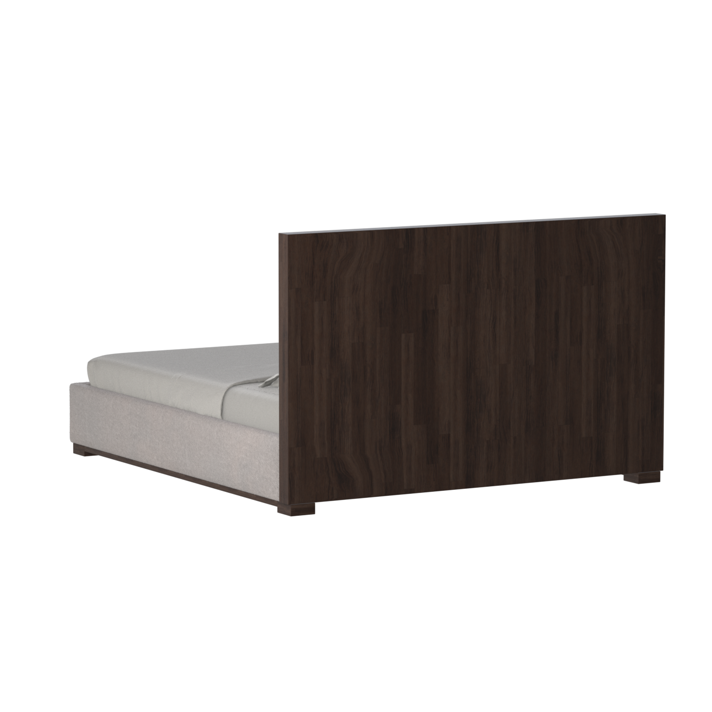 Ava Bed with Framed Vertical Headboard Panels