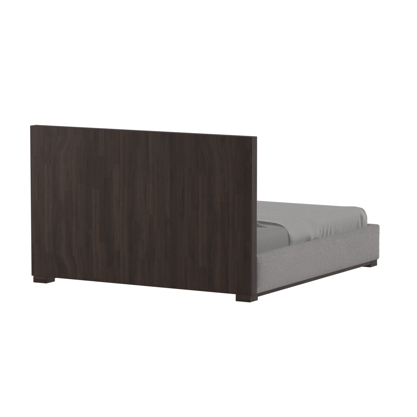 Ava Bed with Framed Vertical Headboard Panels