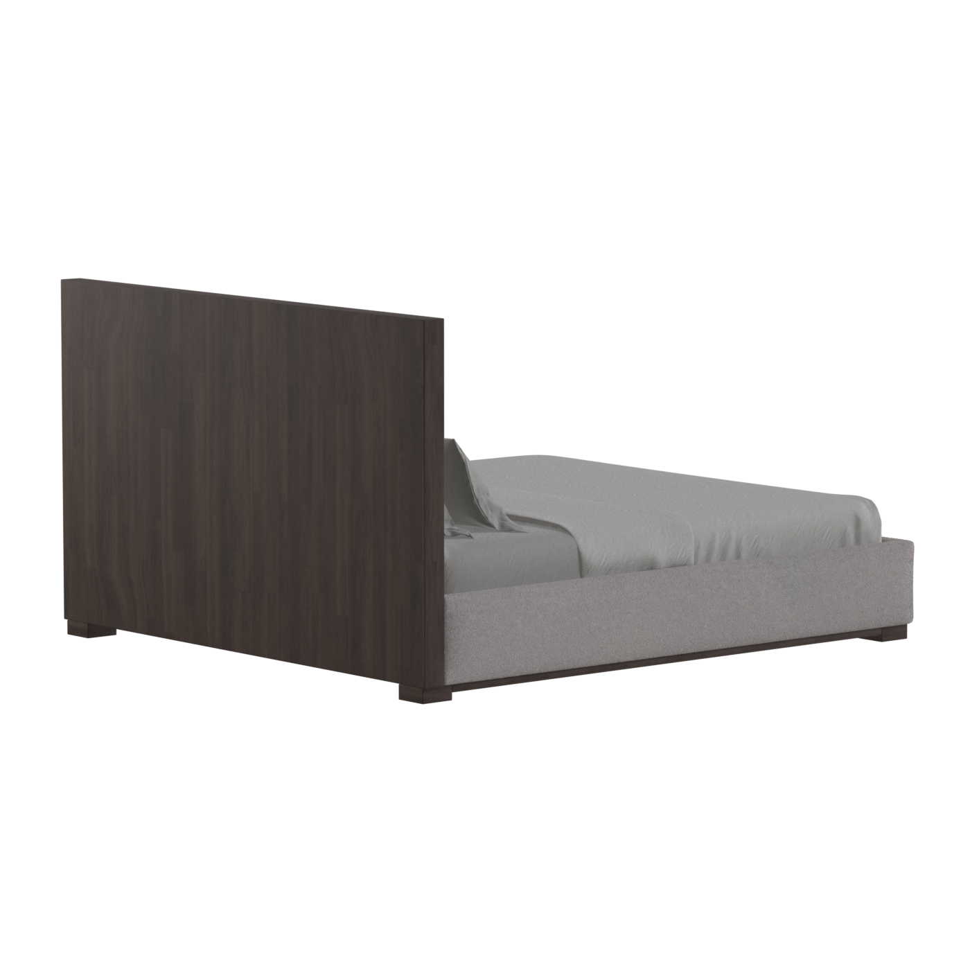 Ava Bed with Framed Vertical Headboard Panels