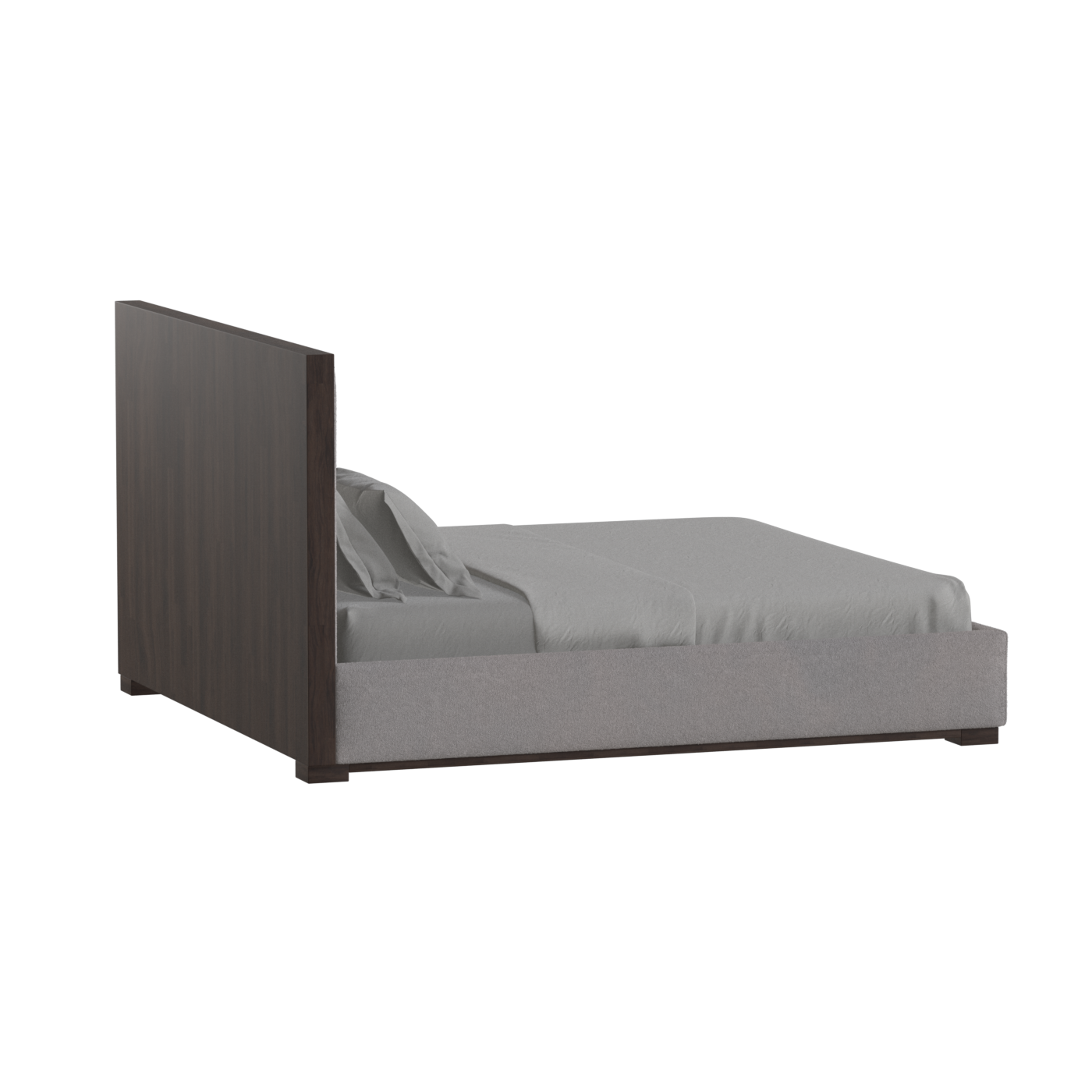 Ava Bed with Framed Vertical Headboard Panels