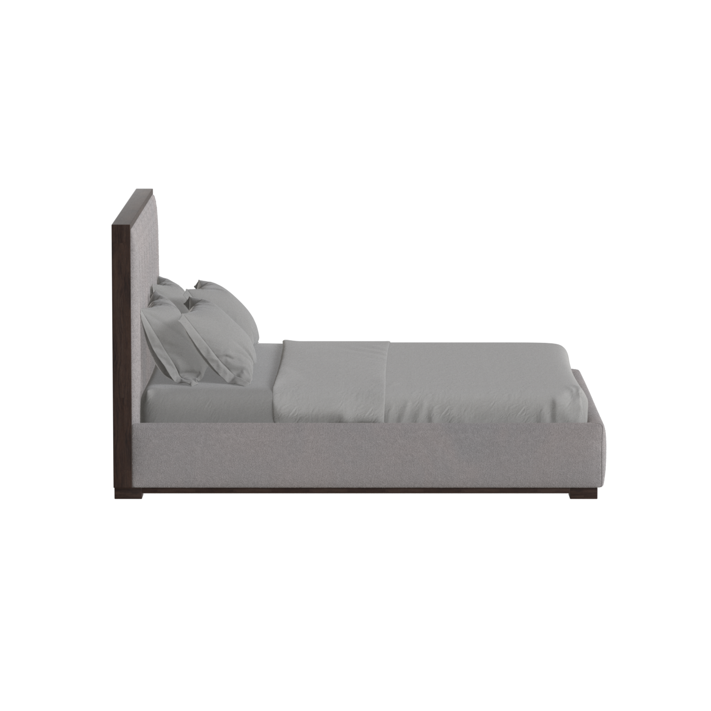 Ava Bed with Framed Vertical Headboard Panels