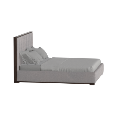 Ava Bed with Framed Vertical Headboard Panels