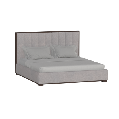 Ava Bed with Framed Vertical Headboard Panels