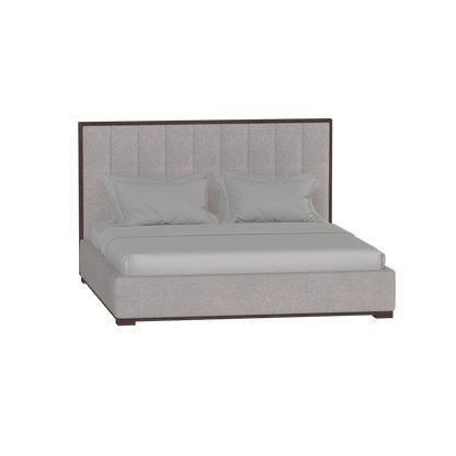 Ava Bed with Framed Vertical Headboard Panels