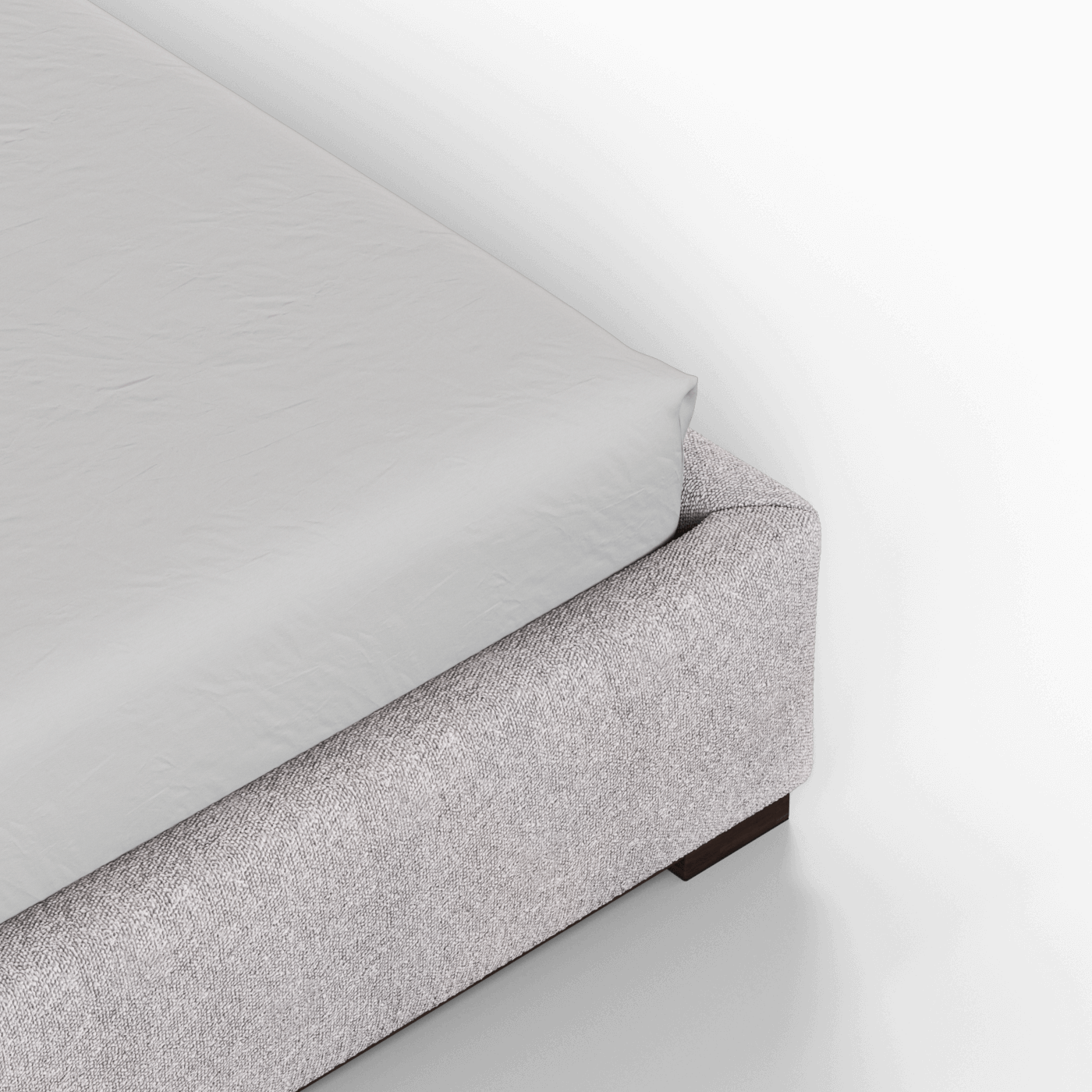 Ava Bed with Framed Vertical Headboard Panels