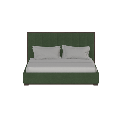 Ava Bed with Framed Vertical Headboard Panels