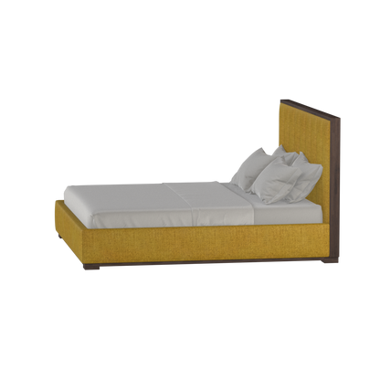 Ava Bed with Framed Vertical Headboard Panels