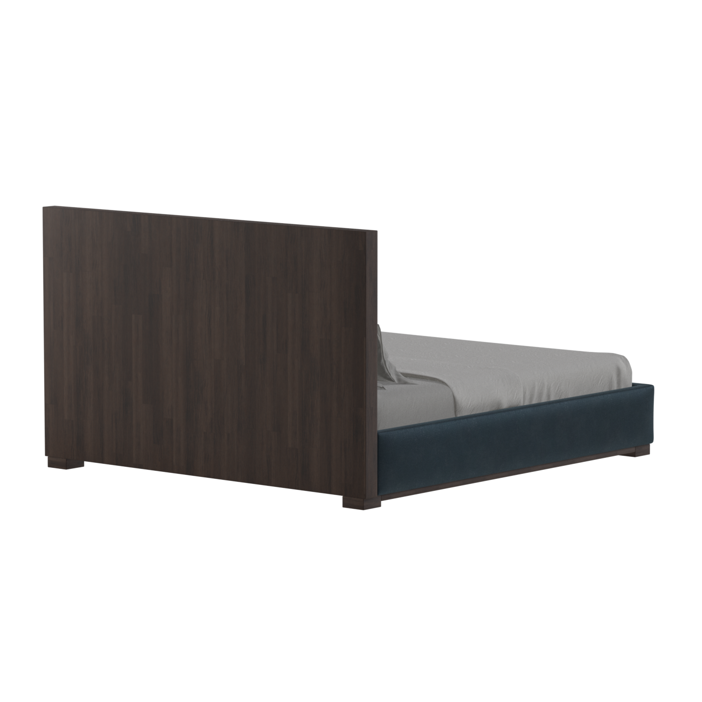 Ava Bed with Framed Vertical Headboard Panels