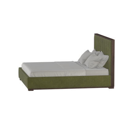 Ava Bed with Framed Vertical Headboard Panels
