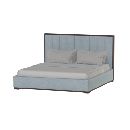 Ava Bed with Framed Vertical Headboard Panels