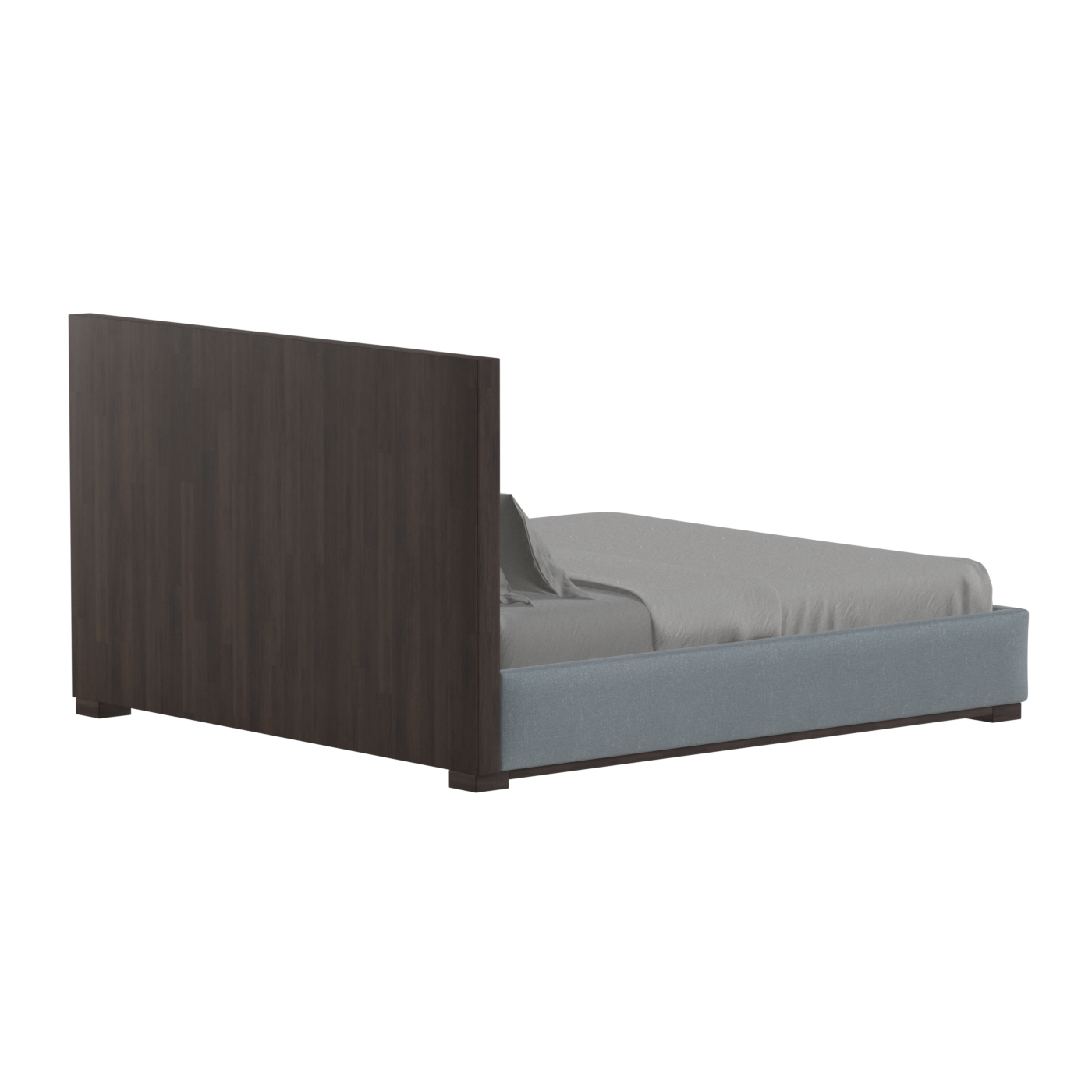 Ava Bed with Framed Vertical Headboard Panels