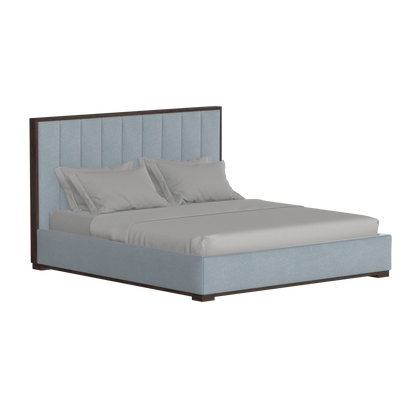 Ava Bed with Framed Vertical Headboard Panels