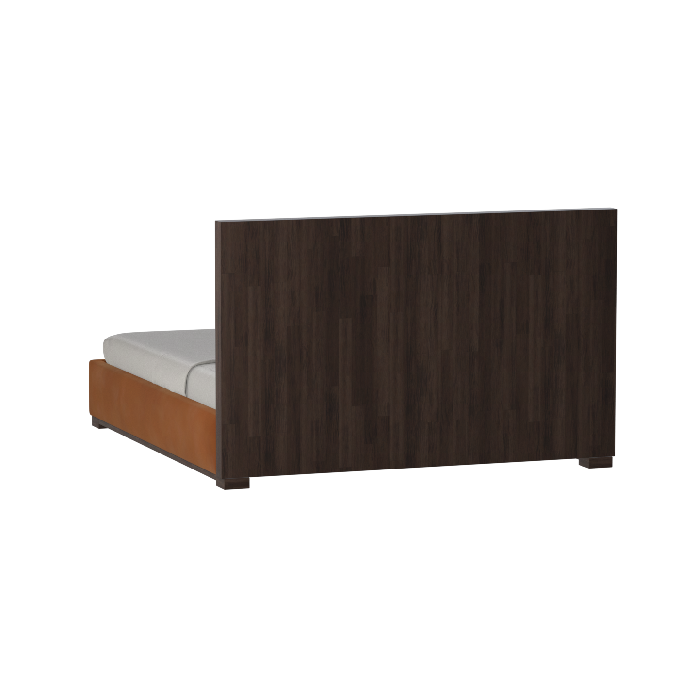 Ava Bed with Framed Vertical Headboard Panels