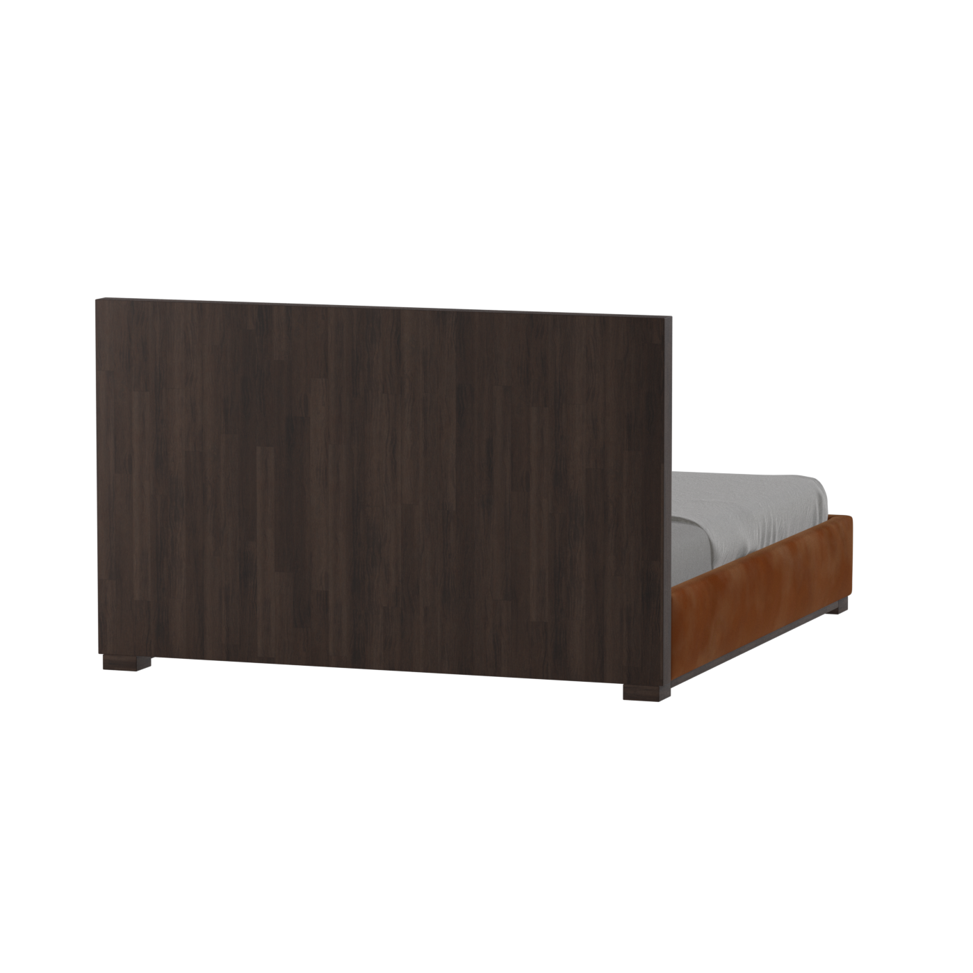 Ava Bed with Framed Vertical Headboard Panels