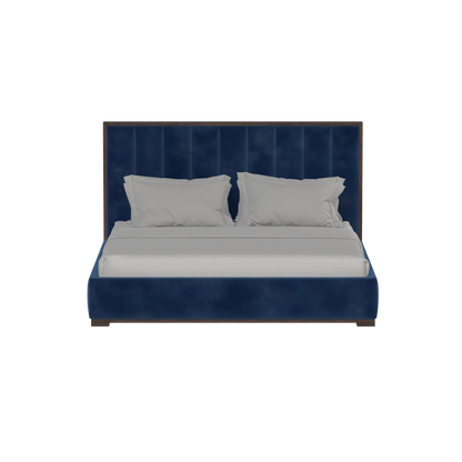 Ava Bed with Framed Vertical Headboard Panels