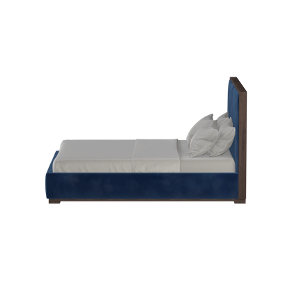Ava Bed with Framed Vertical Headboard Panels