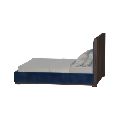 Ava Bed with Framed Vertical Headboard Panels