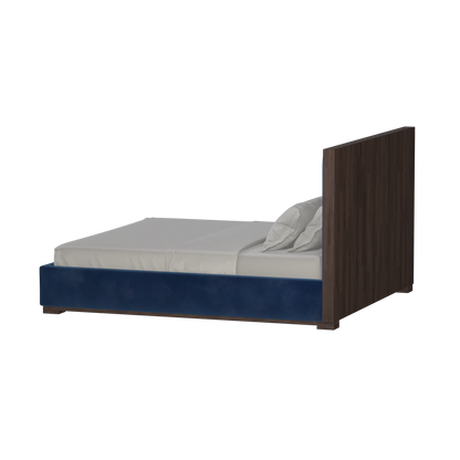 Ava Bed with Framed Vertical Headboard Panels