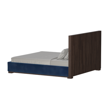 Ava Bed with Framed Vertical Headboard Panels