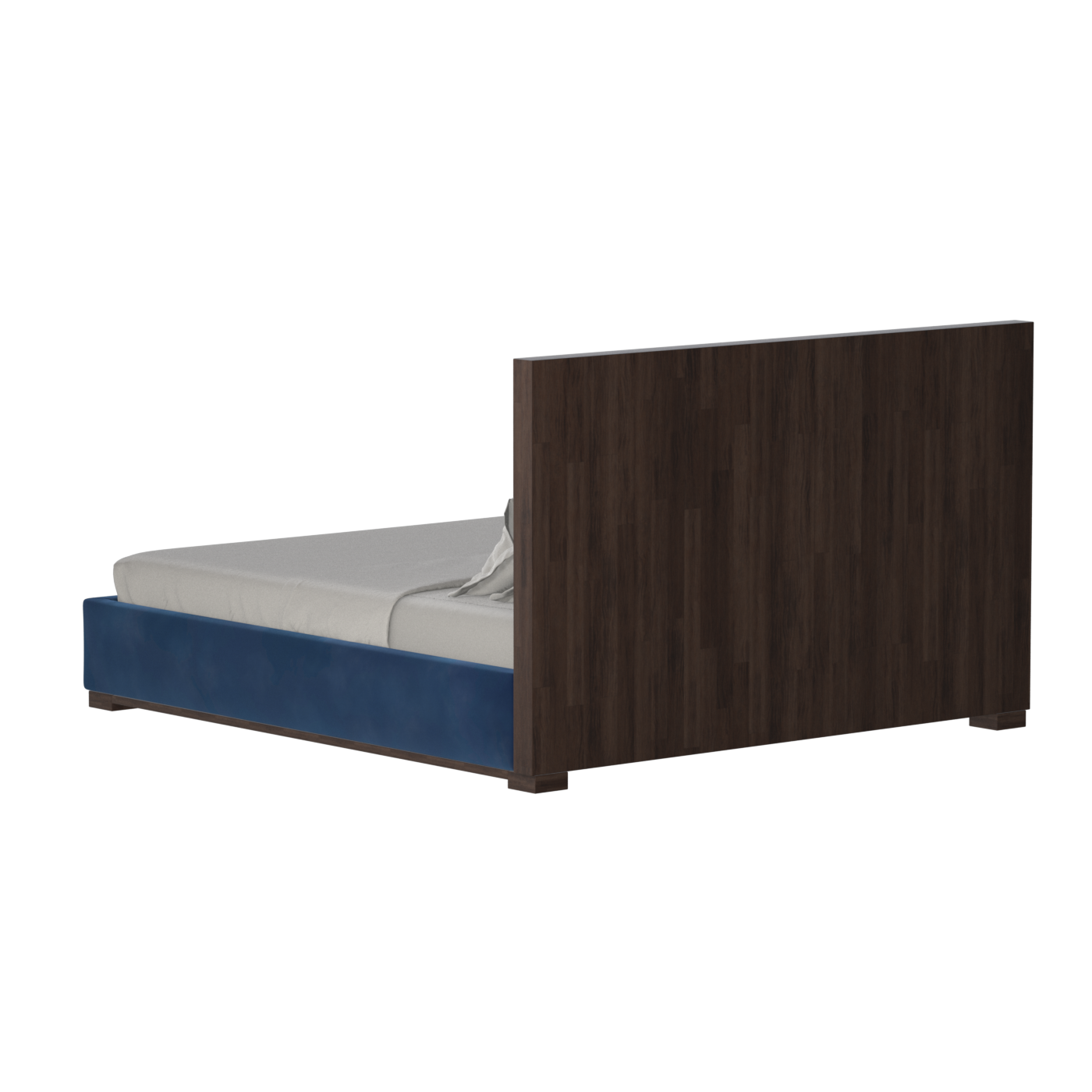 Ava Bed with Framed Vertical Headboard Panels
