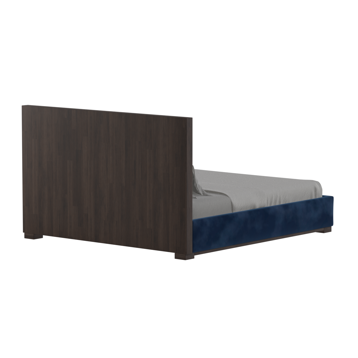 Ava Bed with Framed Vertical Headboard Panels