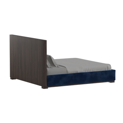 Ava Bed with Framed Vertical Headboard Panels