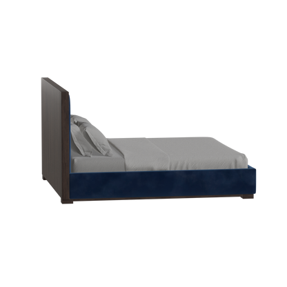 Ava Bed with Framed Vertical Headboard Panels
