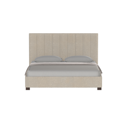 Ava High Headboard Bed in Luxe Fabric