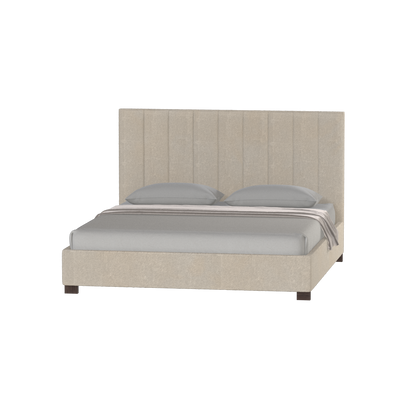 Ava High Headboard Bed in Luxe Fabric