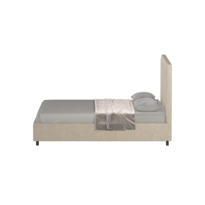 Ava High Headboard Bed in Luxe Fabric