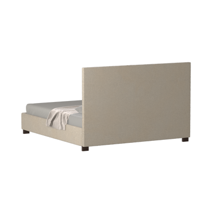 Ava High Headboard Bed in Luxe Fabric