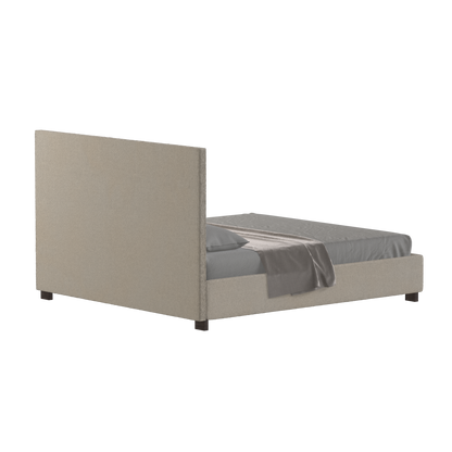 Ava High Headboard Bed in Luxe Fabric
