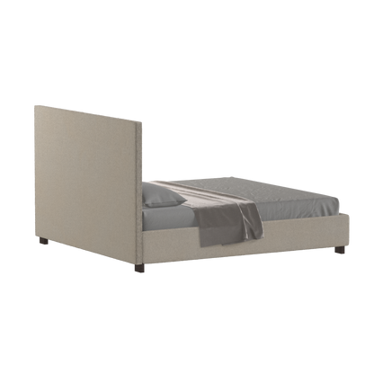 Ava High Headboard Bed in Luxe Fabric