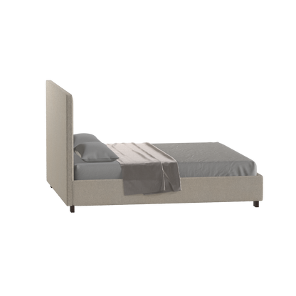 Ava High Headboard Bed in Luxe Fabric