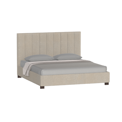 Ava High Headboard Bed in Luxe Fabric