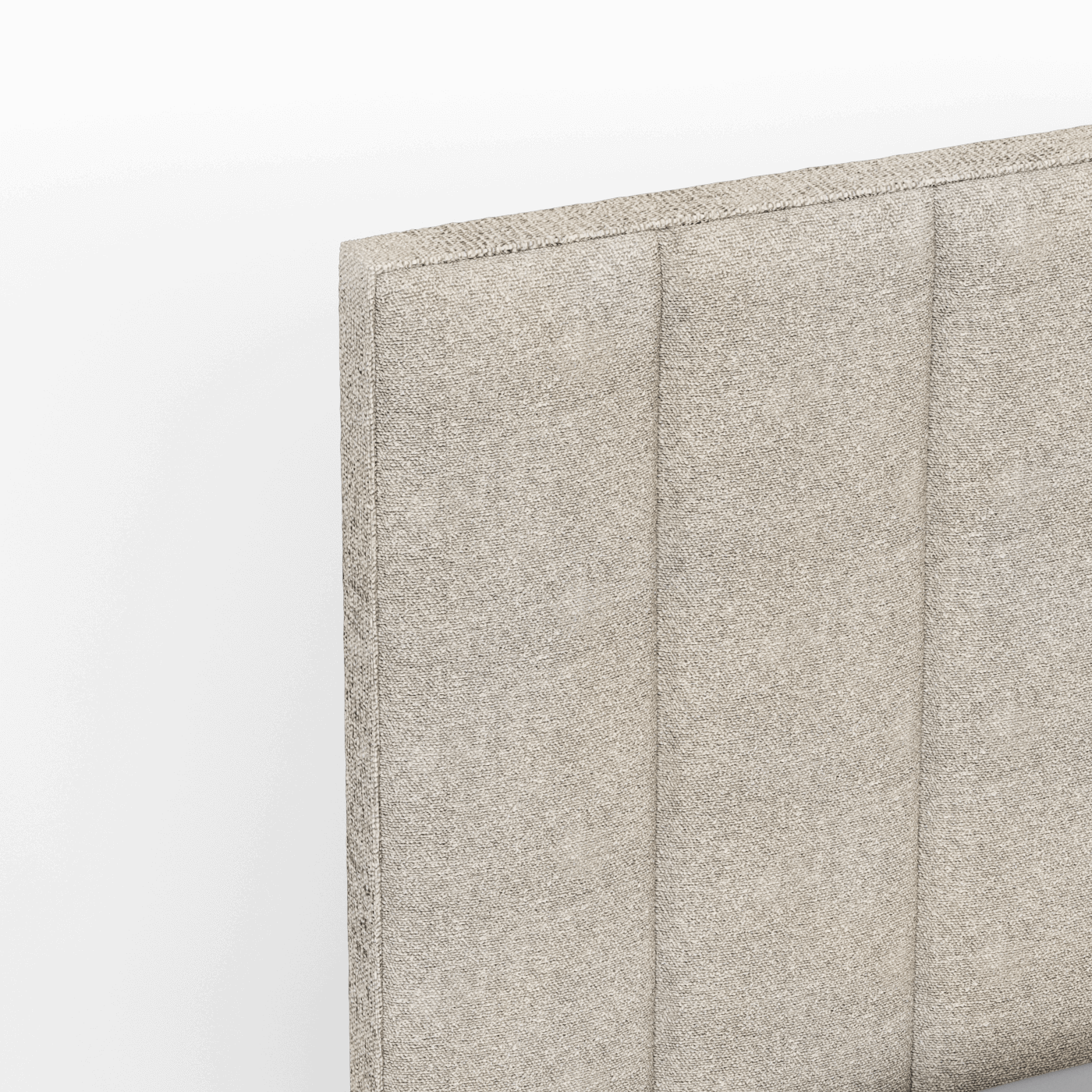 Ava High Headboard Bed in Luxe Fabric