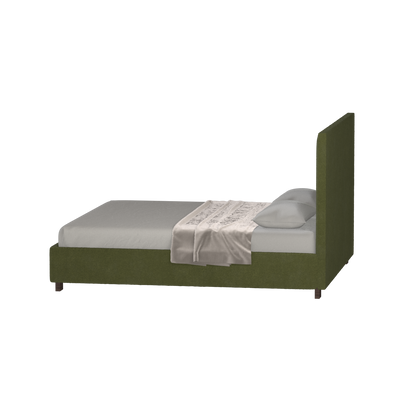 Ava High Headboard Bed in Luxe Fabric