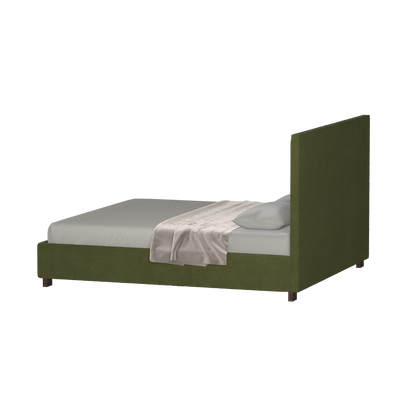 Ava High Headboard Bed in Luxe Fabric