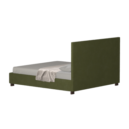 Ava High Headboard Bed in Luxe Fabric