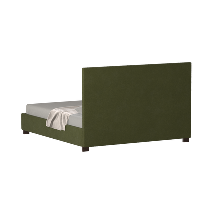 Ava High Headboard Bed in Luxe Fabric