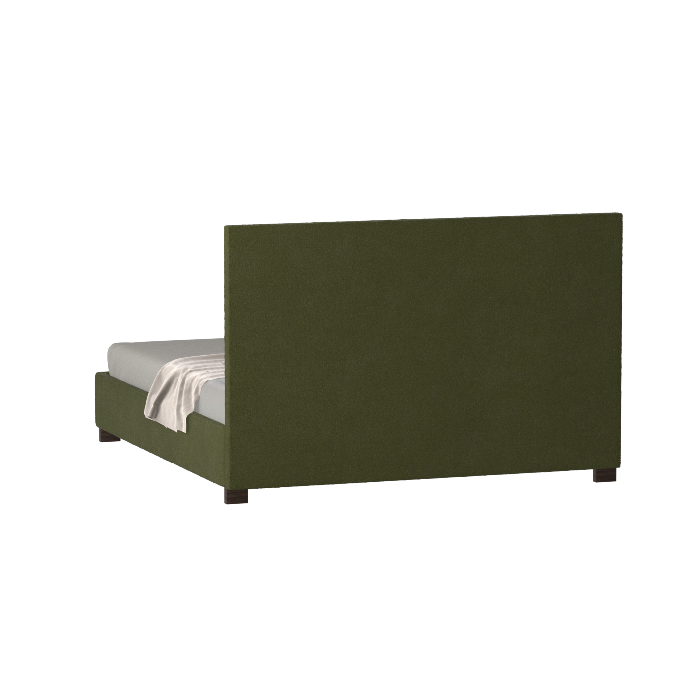 Ava High Headboard Bed in Luxe Fabric