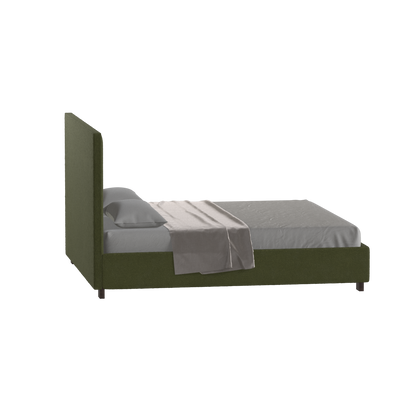 Ava High Headboard Bed in Luxe Fabric