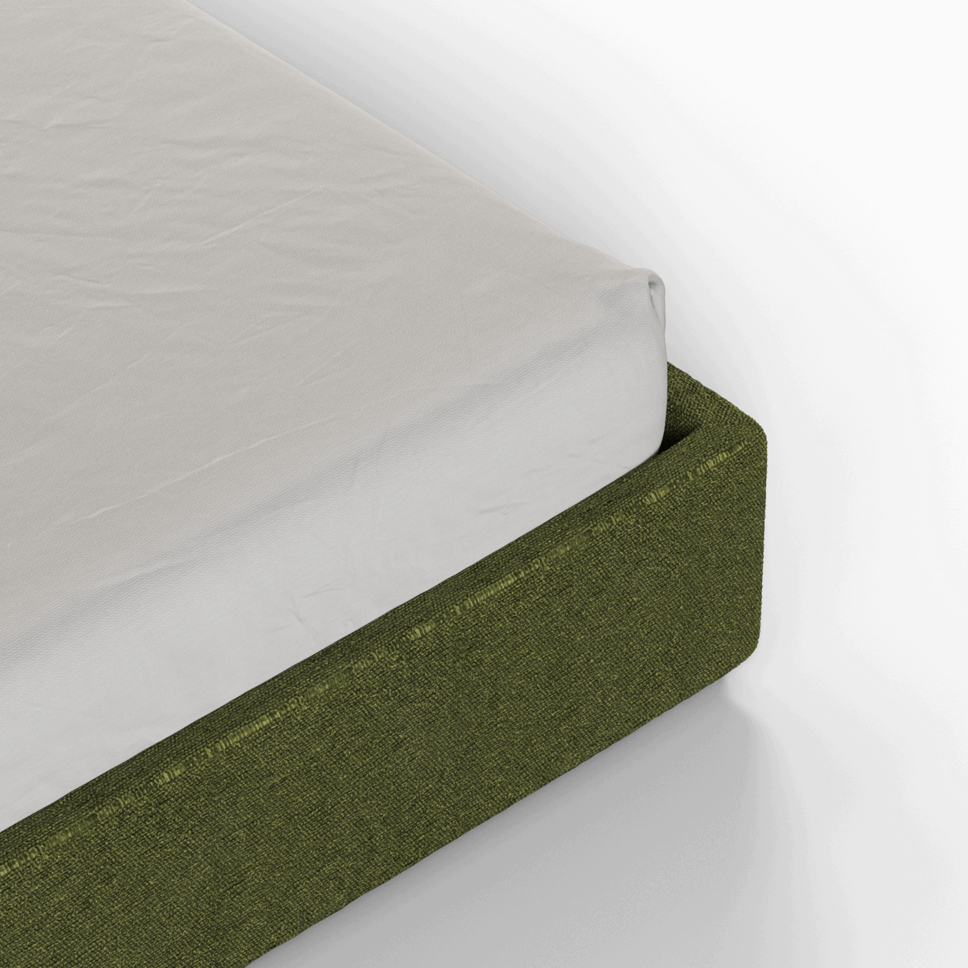 Ava High Headboard Bed in Luxe Fabric
