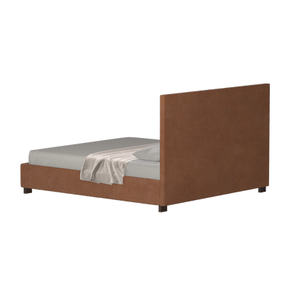 Ava High Headboard Bed in Luxe Fabric