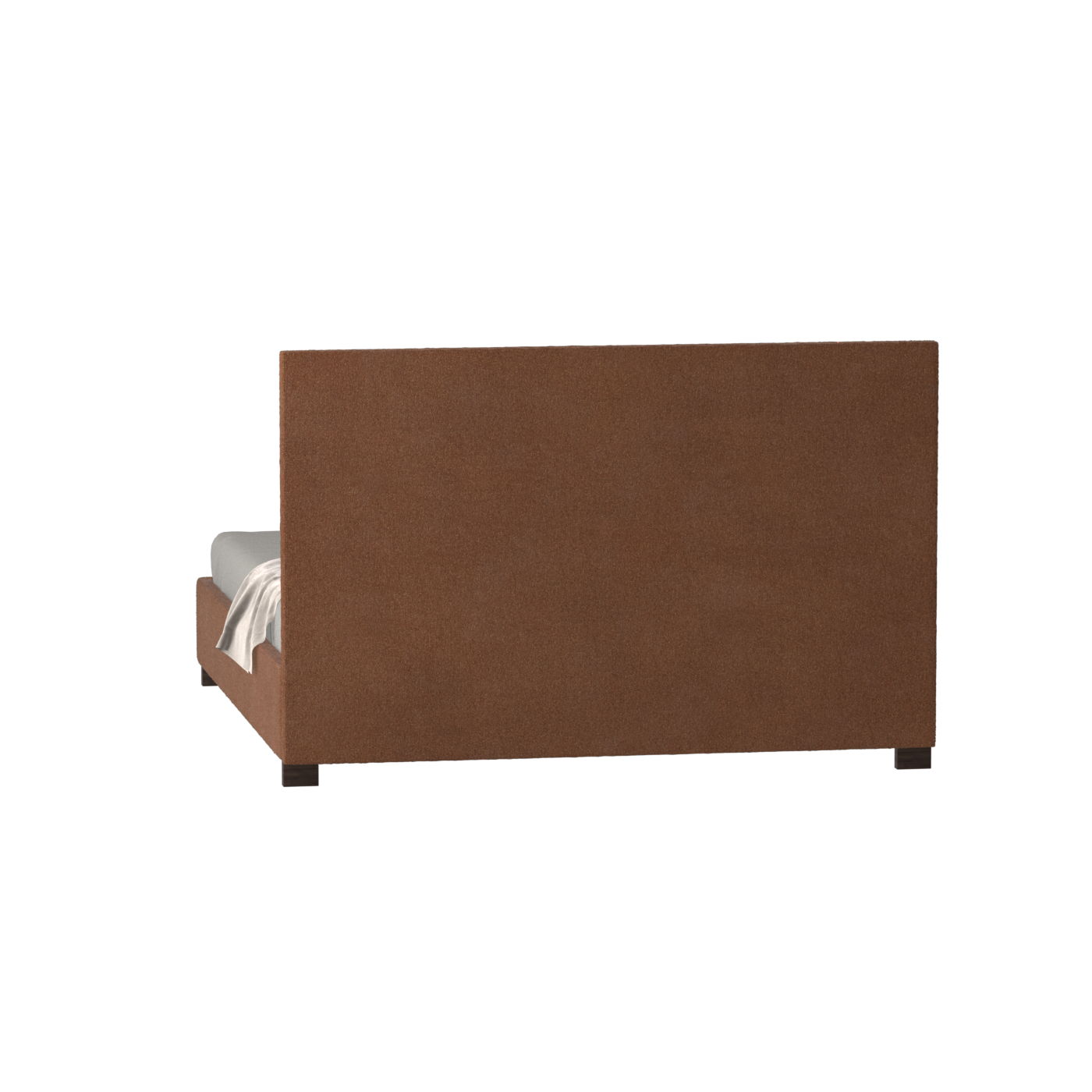 Ava High Headboard Bed in Luxe Fabric
