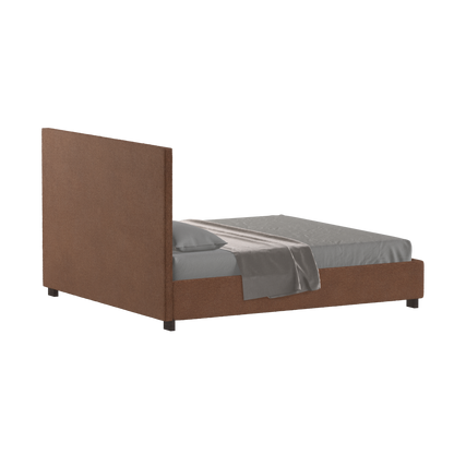Ava High Headboard Bed in Luxe Fabric