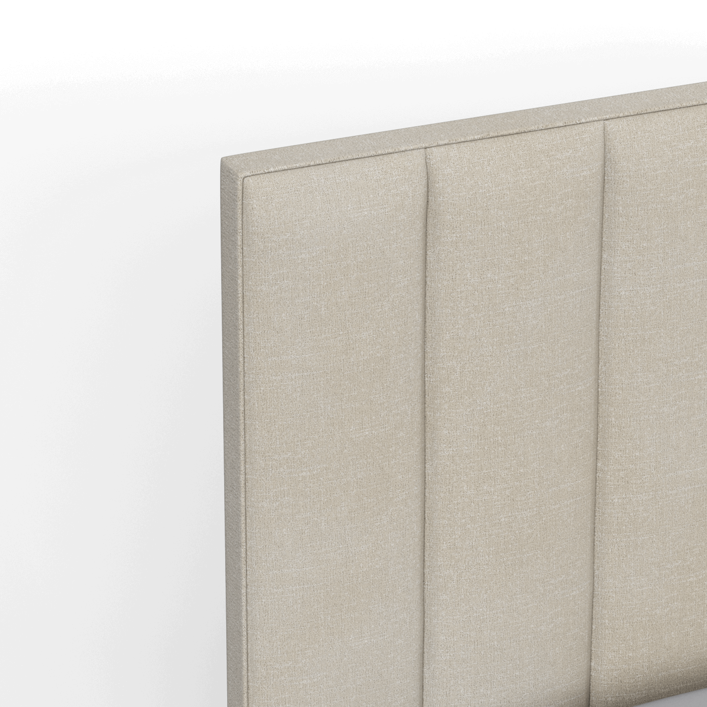 Ava High Headboard Bed in Luxe Fabric