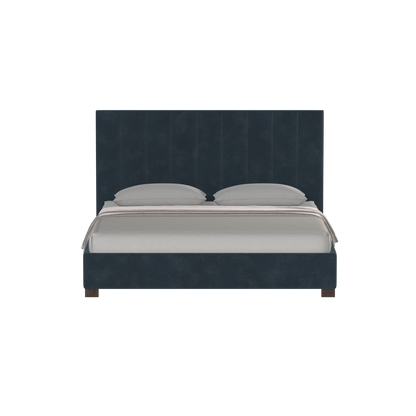Ava High Headboard Bed in Luxe Fabric