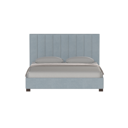 Ava High Headboard Bed in Luxe Fabric